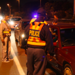 South Africa Police Road Block
